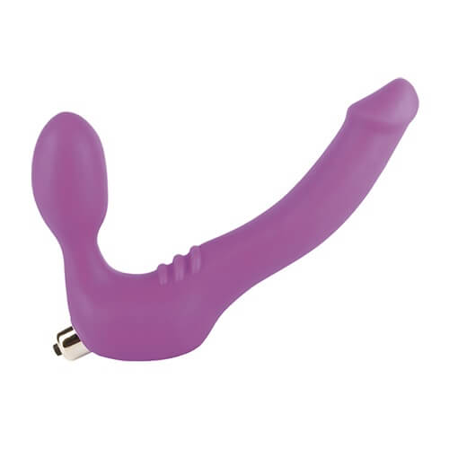 n10352 simply strapless small strap on vibrator 1 3