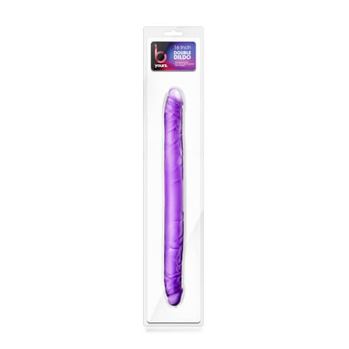 n10843 double dildo 16 inch purple 3