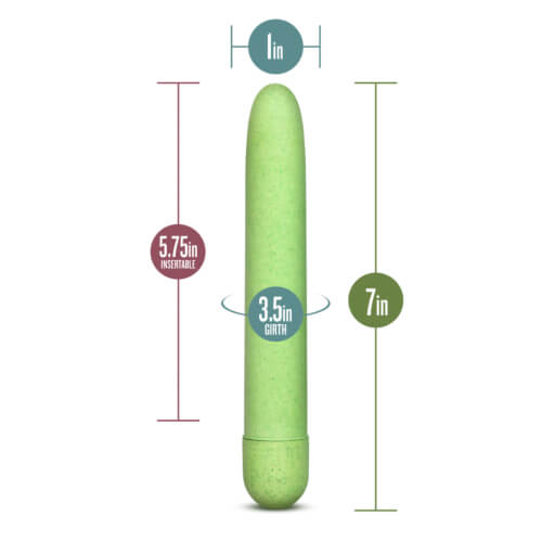 n10846 gaia biodegradable eco vibrator green 5