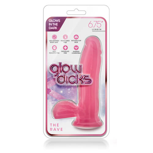 n10848 glow 7 inch cock and balls 2