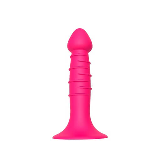 n10975 sprial silicone dildo with suction cup 1