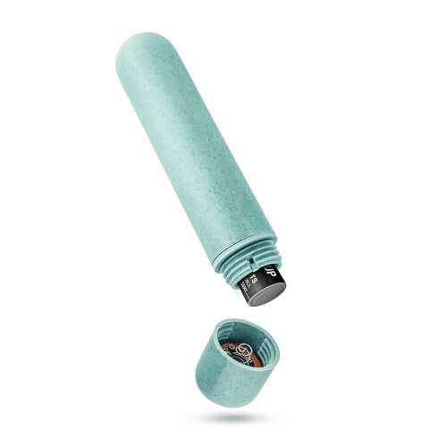n11235 gaia biodegradable eco bullet vibrator blue 4