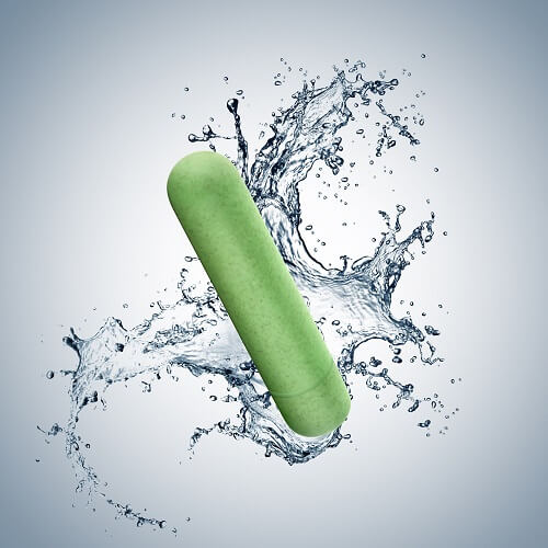 n11236 gaia biodegradable eco bullet vibrator green 6