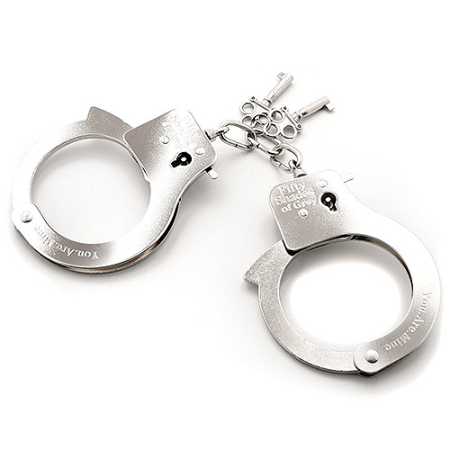n9563 fsog you are mine metal handcuffs