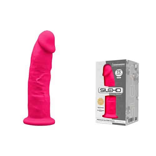 n11388 7 5inch realistic silicone dildo wsuction cup pink 3 1