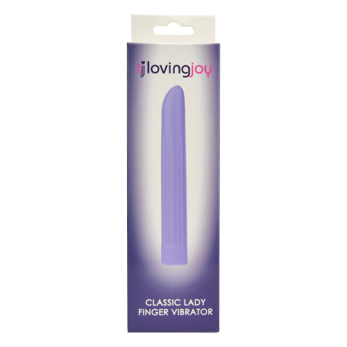 n11433 loving joy classic lady finger vibrator purple