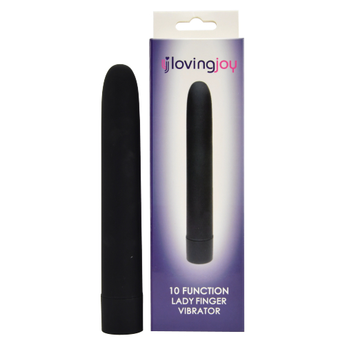 n11434 loving joy 10 function lady finger vibrator black 1 1