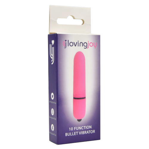 n11435 loving joy 10 function pink bullet vibrator 2