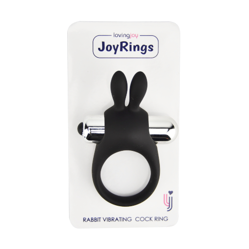 n11439 joyrings silicone rabbit vibrating cock ring pkg