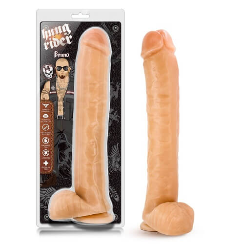 n11472 hung rider 14inch large realistic dildo 2