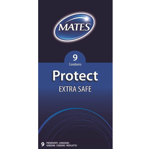 n11497 mates protect extra safe condoms 9pack 1