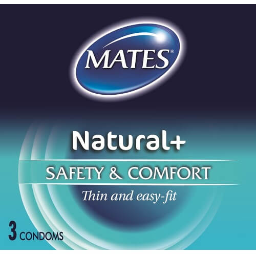 n11502 mates natural condoms 3pack 1