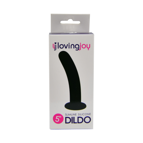 n11510 loving joy smooth silicone dildo 5 inch pkg