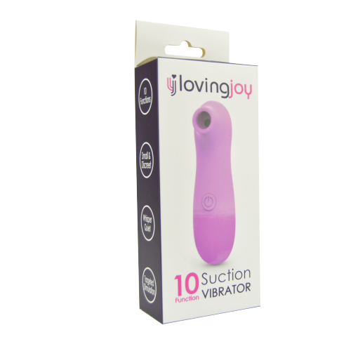 n11559 loving joy 10 function clitoral suction vibrator pink pkg 1 1