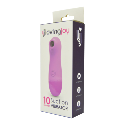 n11559 loving joy 10 function clitoral suction vibrator pink pkg 2 1