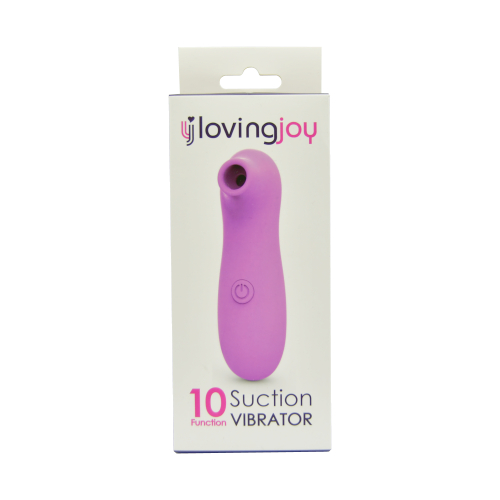 n11559 loving joy 10 function clitoral suction vibrator pink pkg 3
