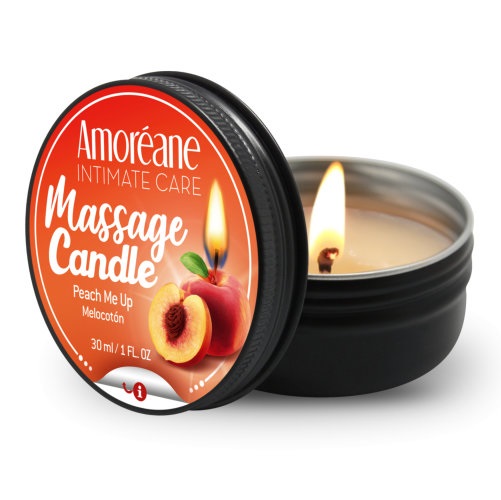 n11650 amoreane massage candle peach me up