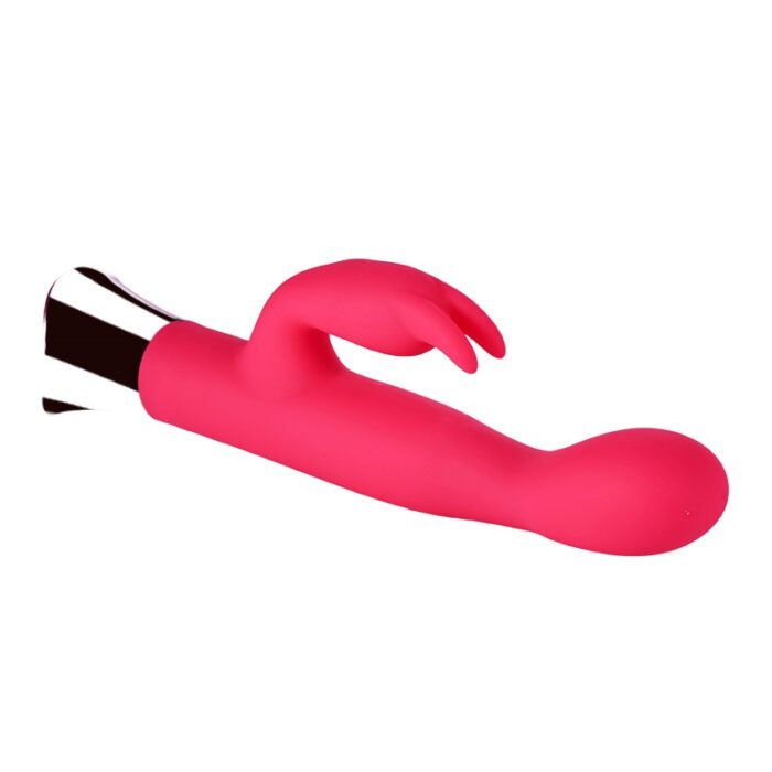 n11592 loving joy 10 function slim silicone rabbit vibrator pink 2