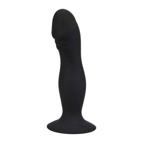 n10438 loving joy 6 inch silicone dildo with suction cup blk 1