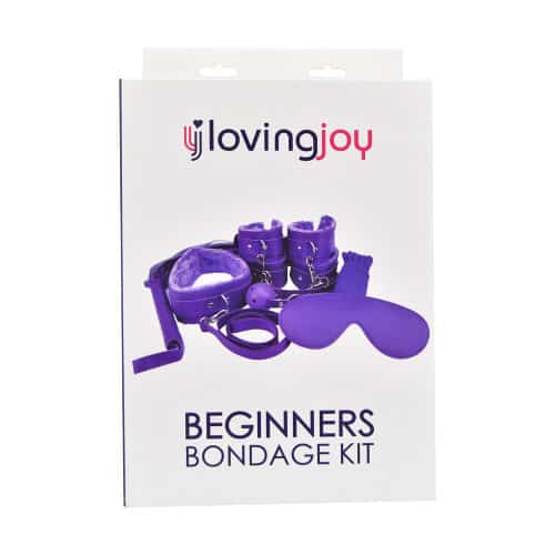 n11589 loving joy beginners bondage kit purple 8 piece pkg