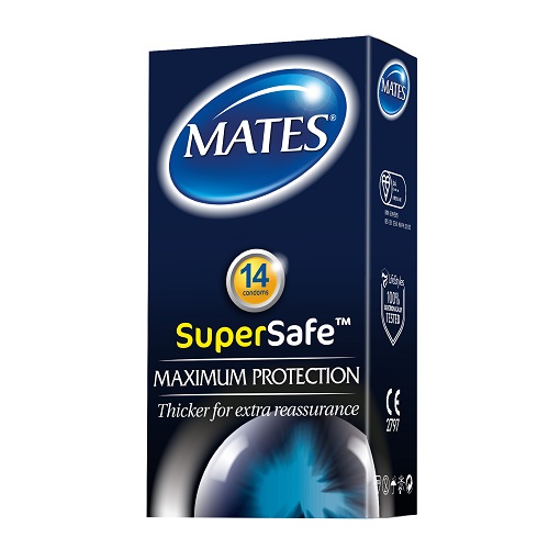 n11725 mates super safe condom 14pack 1