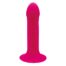 n11692 dual density cushioned core vibrating suction cup silicone dildo 6 5inch 1