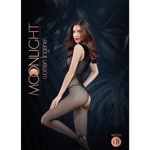 n11751 moonlight open crotch lace bodystocking black os 3