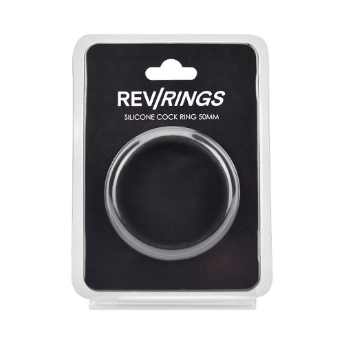 n11615 rev rings silicone cock ring 50 mm pkg