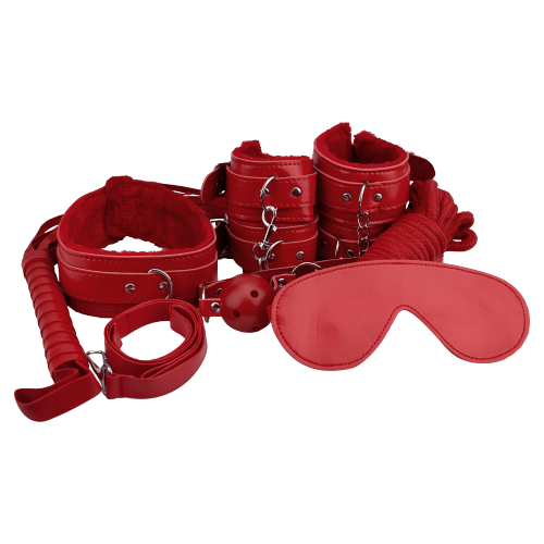 n11588 loving joy beginner s bondage kit red 8 piece