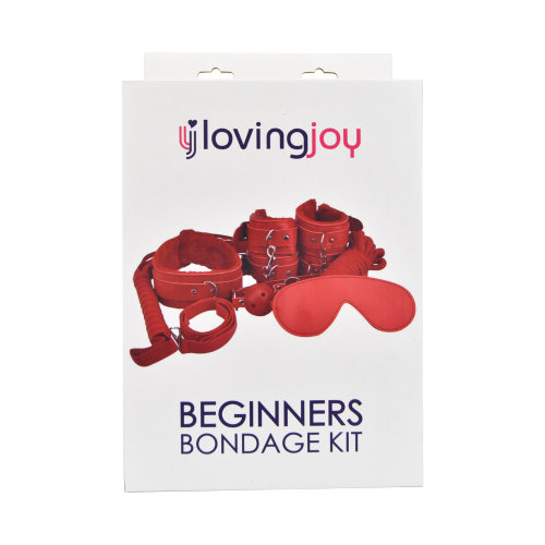 n11588 loving joy beginners bondage kit red 8 piece pkg