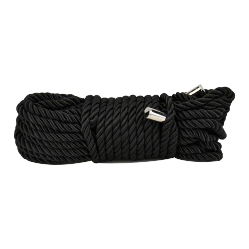 n11716 bound to please silky bondage rope 10m black 1