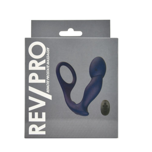 n11785 rev pro remote controlled silicone prostate massager pkg