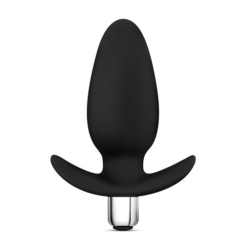 n11864 luxe little thumper butt plug black 1