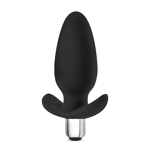 n11864 luxe little thumper butt plug black 2