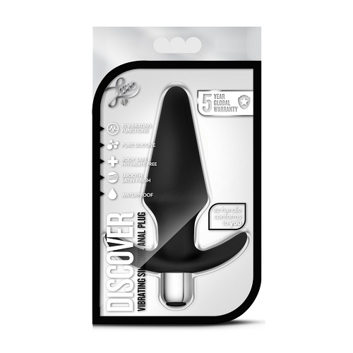 n11866 luxe discover butt plug black 3