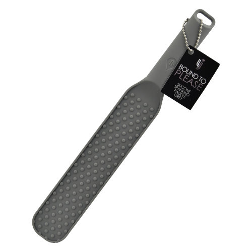 n11852 bound to please silicone spanking paddle grey 2 1