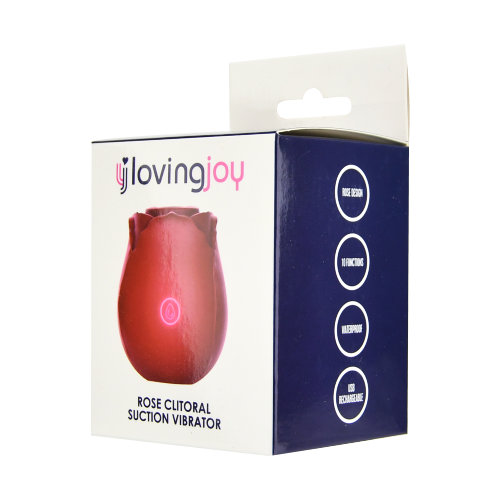 n11903 loving joy rose toy clitoral suction vibrator pkg 2