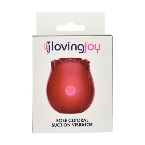 n11903 loving joy rose toy clitoral suction vibrator pkg