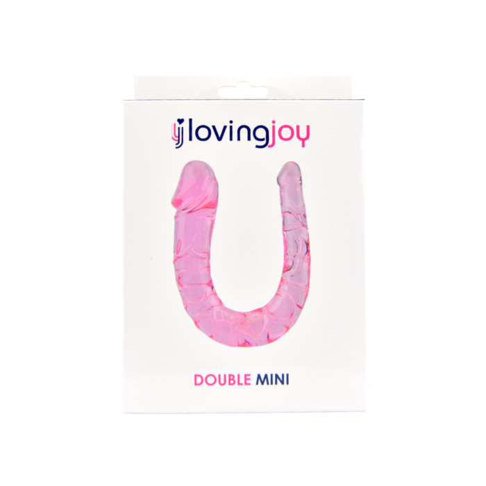 loving joy double mini dildo pink pkg