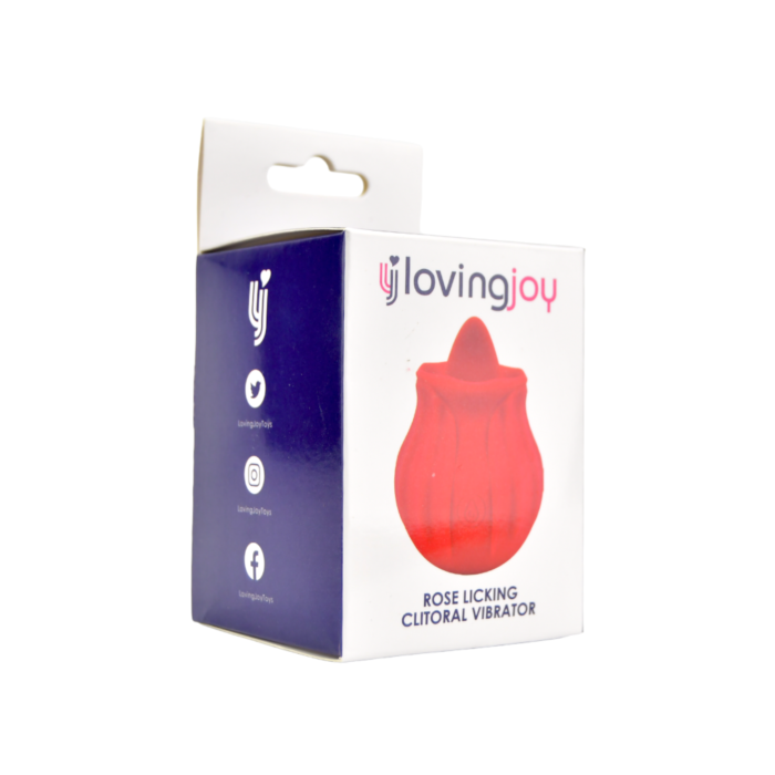 n11948 loving joy rose licking tongue clitoral vibrator packaging 1