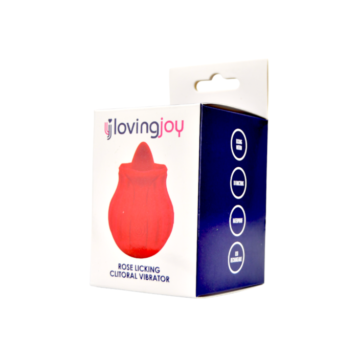 n11948 loving joy rose licking tongue clitoral vibrator packaging 2