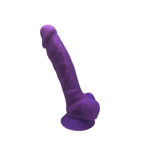 n11964 silexd 7inch realistic dildo purple 1