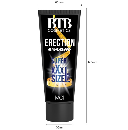n12018 btb xxxl erection cream 100ml 2