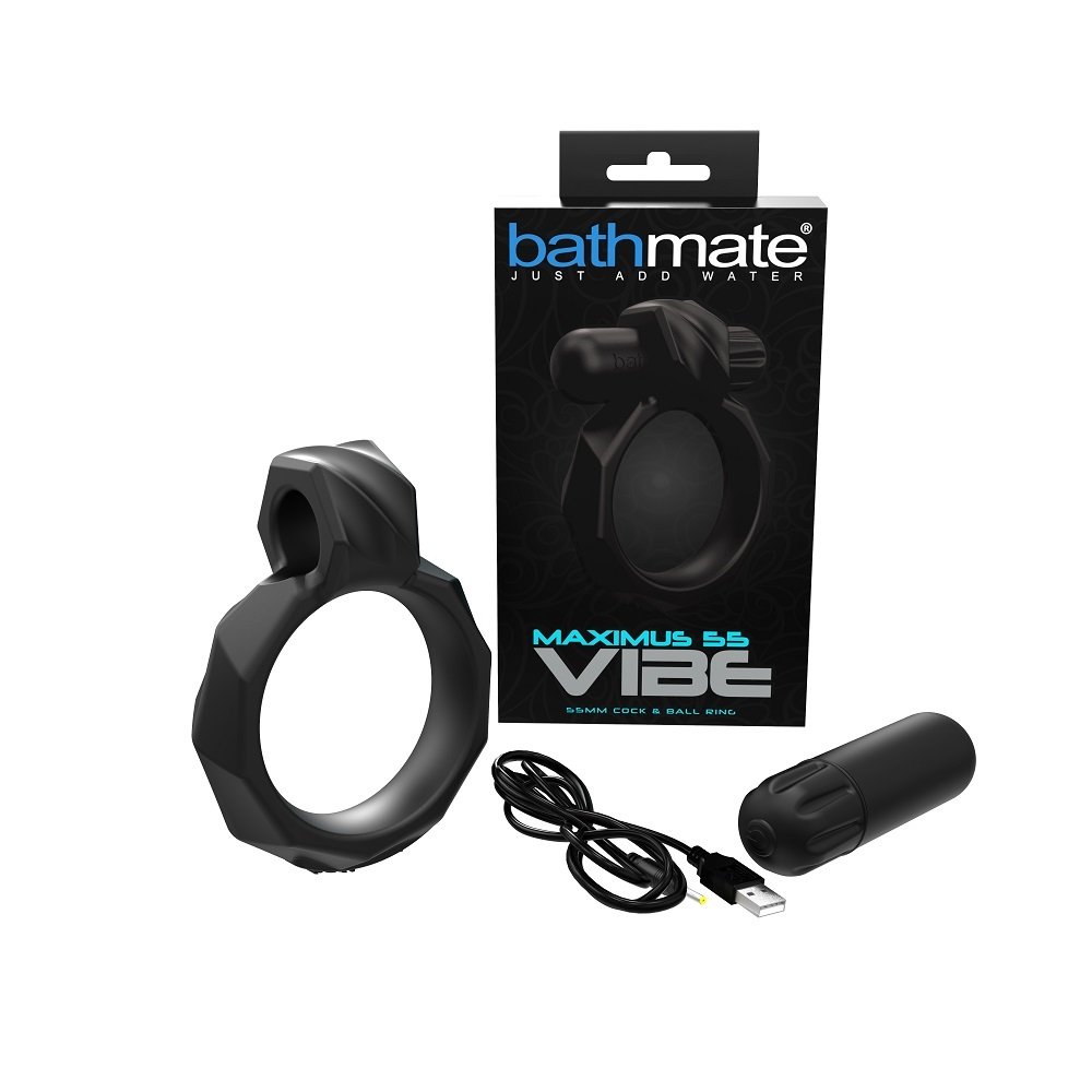 n12105 bathmate maximus vibe 55 vibrating cock ball ring 1