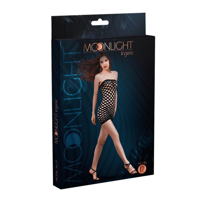 n11793 moonlight black strapless mesh dress os 3