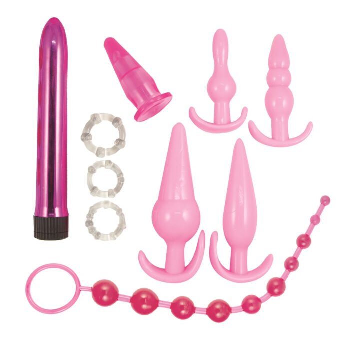 n12113 pink elite collection anal play kit 4