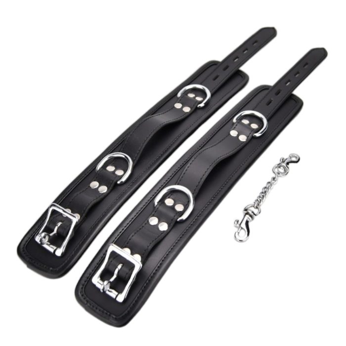n12266 bound leather ankle restraints 1