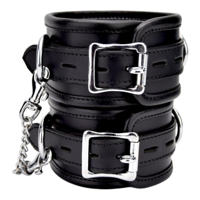 n12266 bound leather ankle restraints