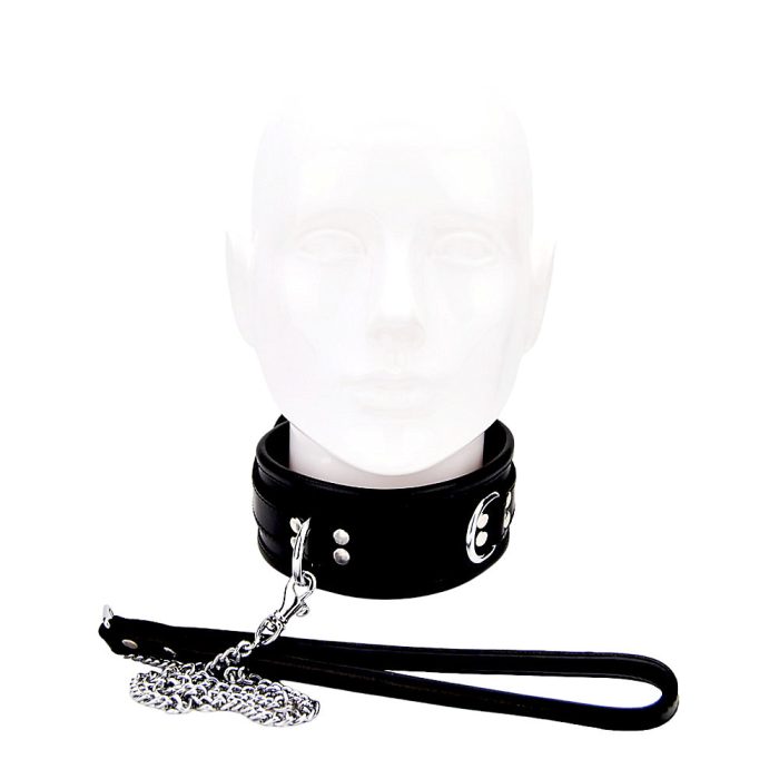 n12267 bound leather collar 3