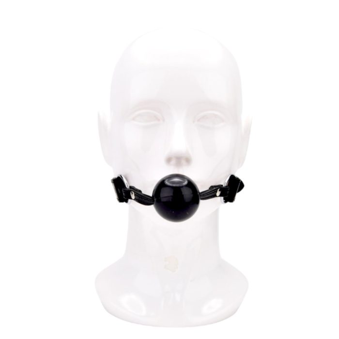 n12271 bound leather solid ball gag 5